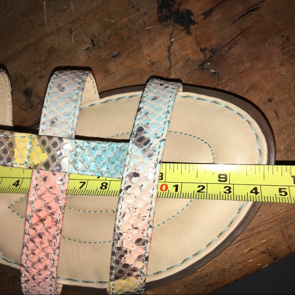 Born Crown Jill Snake Leather Gladiator Sandals - Picture 10 of 11